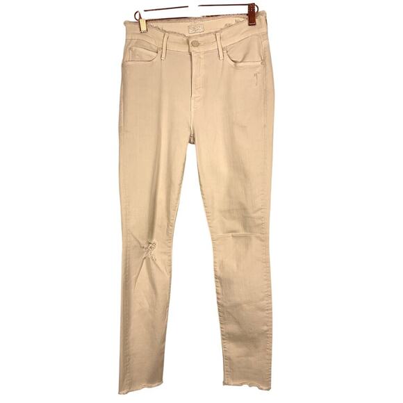 MOTHER The Double Fray Charmer in Sexy Just Walked Into Town Skinny Jeans SZ 27 - Picture 2 of 12